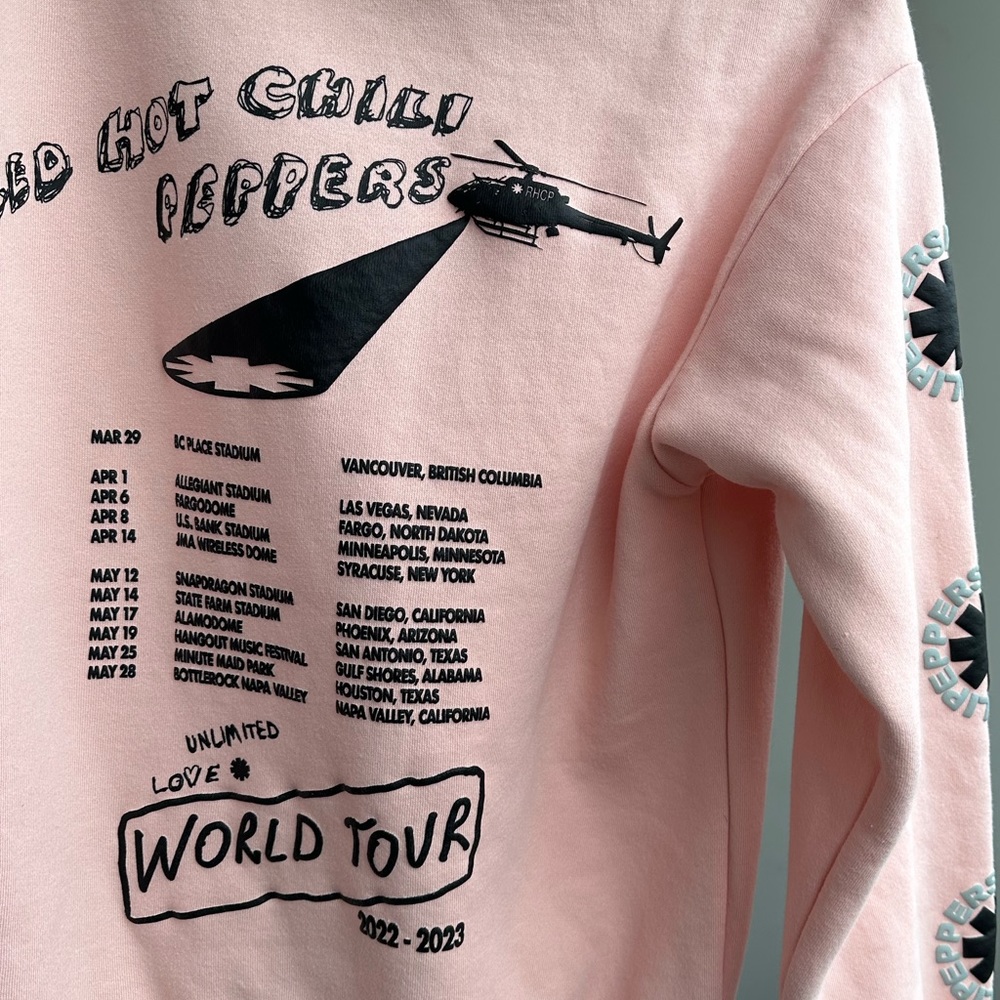 Red Hot Chili Peppers “Unlimited Love” Tour Hoodie